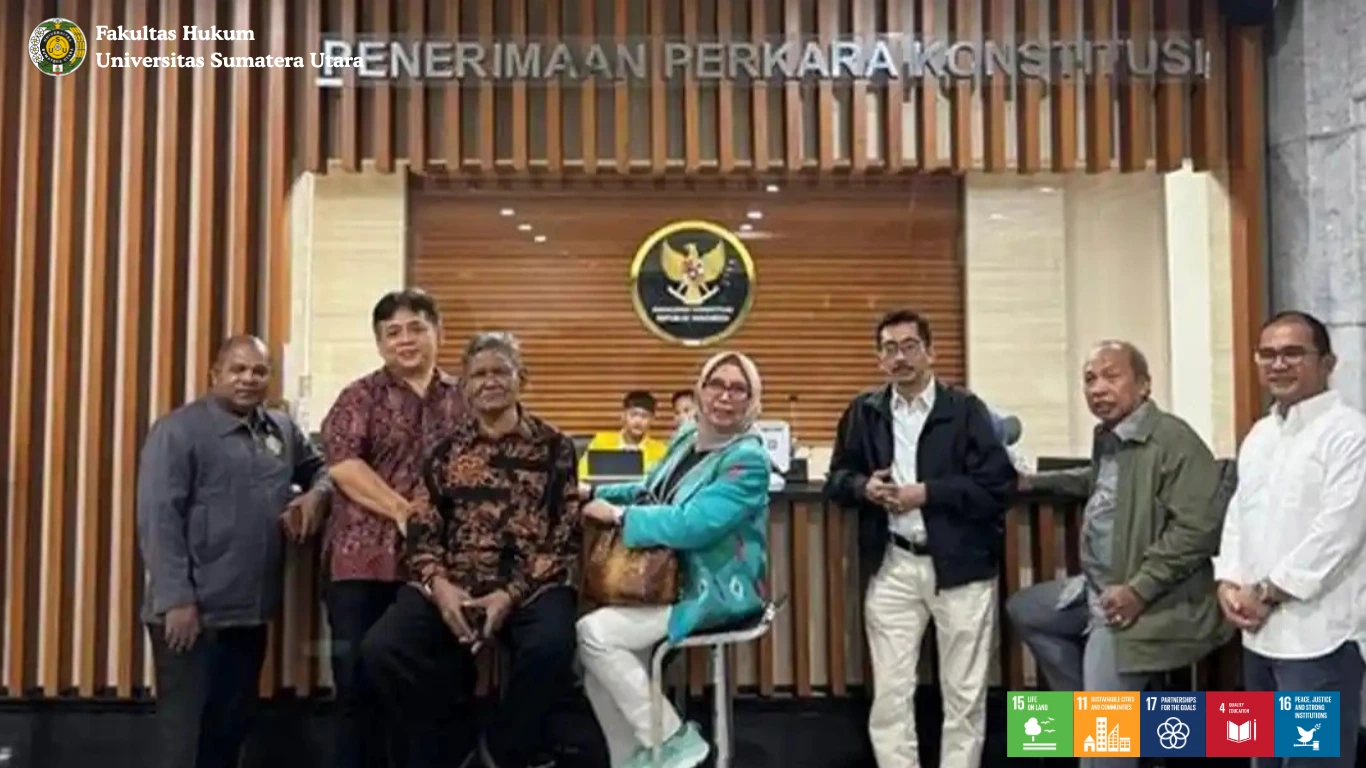 Dosen FH USU, Dr. Mirza Nasution Jadi Ahli Bela Konstitusionalitas Badan Bank Tanah di MK